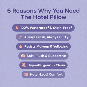 Waterproof & Stain-Resistant Hotel Pillow