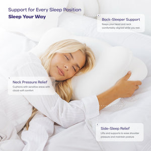 2 CloudAlign Pillows + 2 Free Cooling Pillowcases